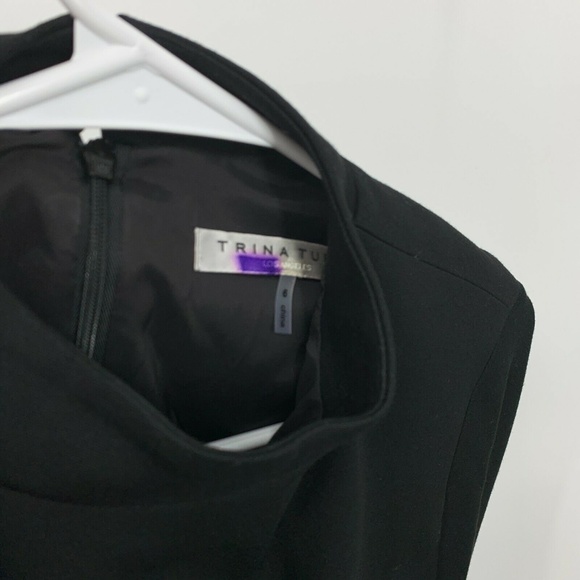 Trina Turk Black Tiered Bell Sleeve Dylan Dress - Picture 5 of 12